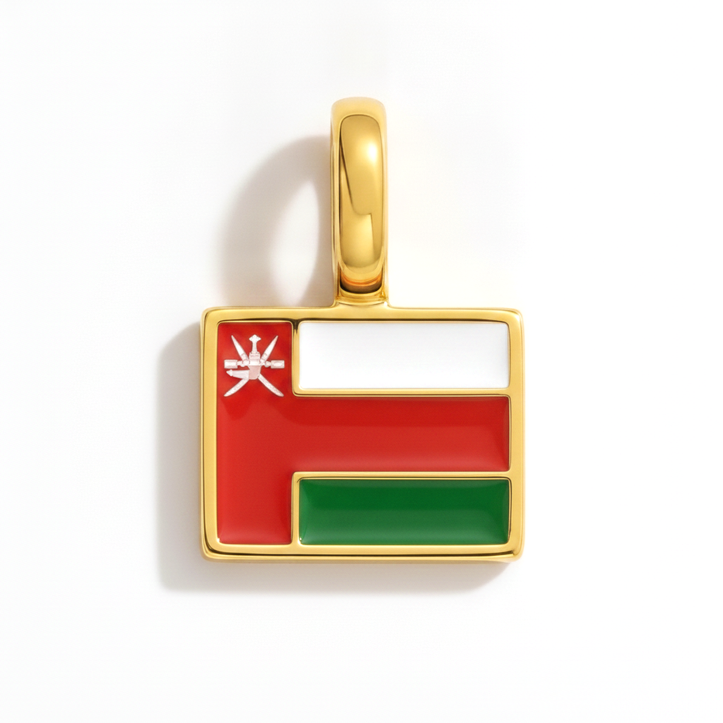 Charm - Flagge Eckig – Gold