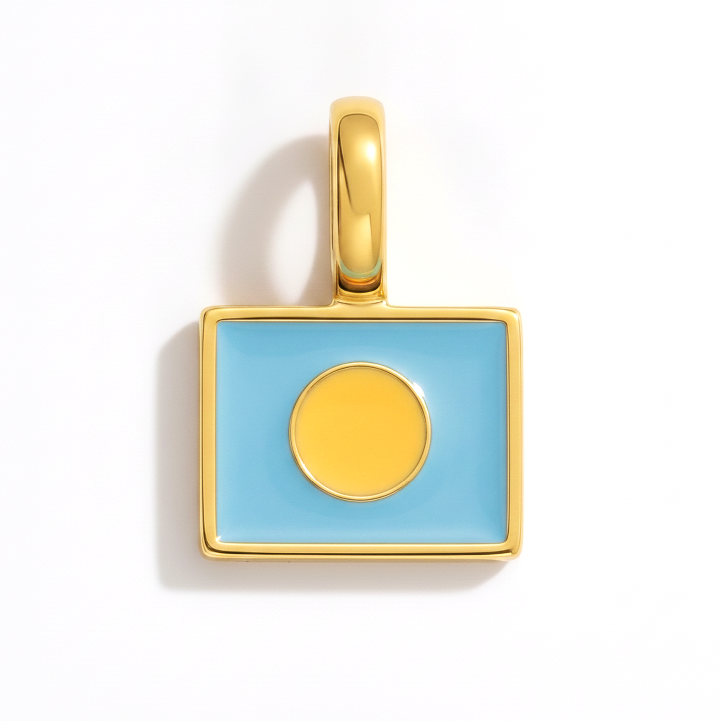 Charm - Flagge Eckig – Gold