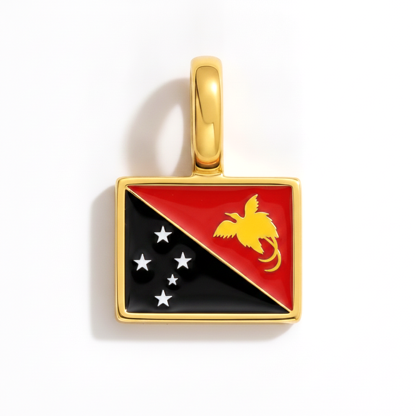 Charm - Flagge Eckig – Gold