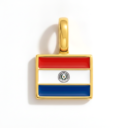 Charm - Flagge Eckig – Gold