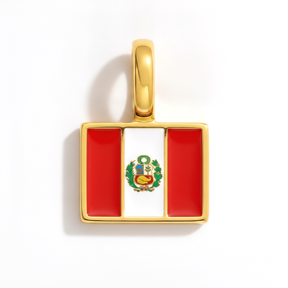 Charm - Flagge Eckig – Gold
