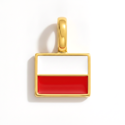 Charm - Flagge Eckig – Gold