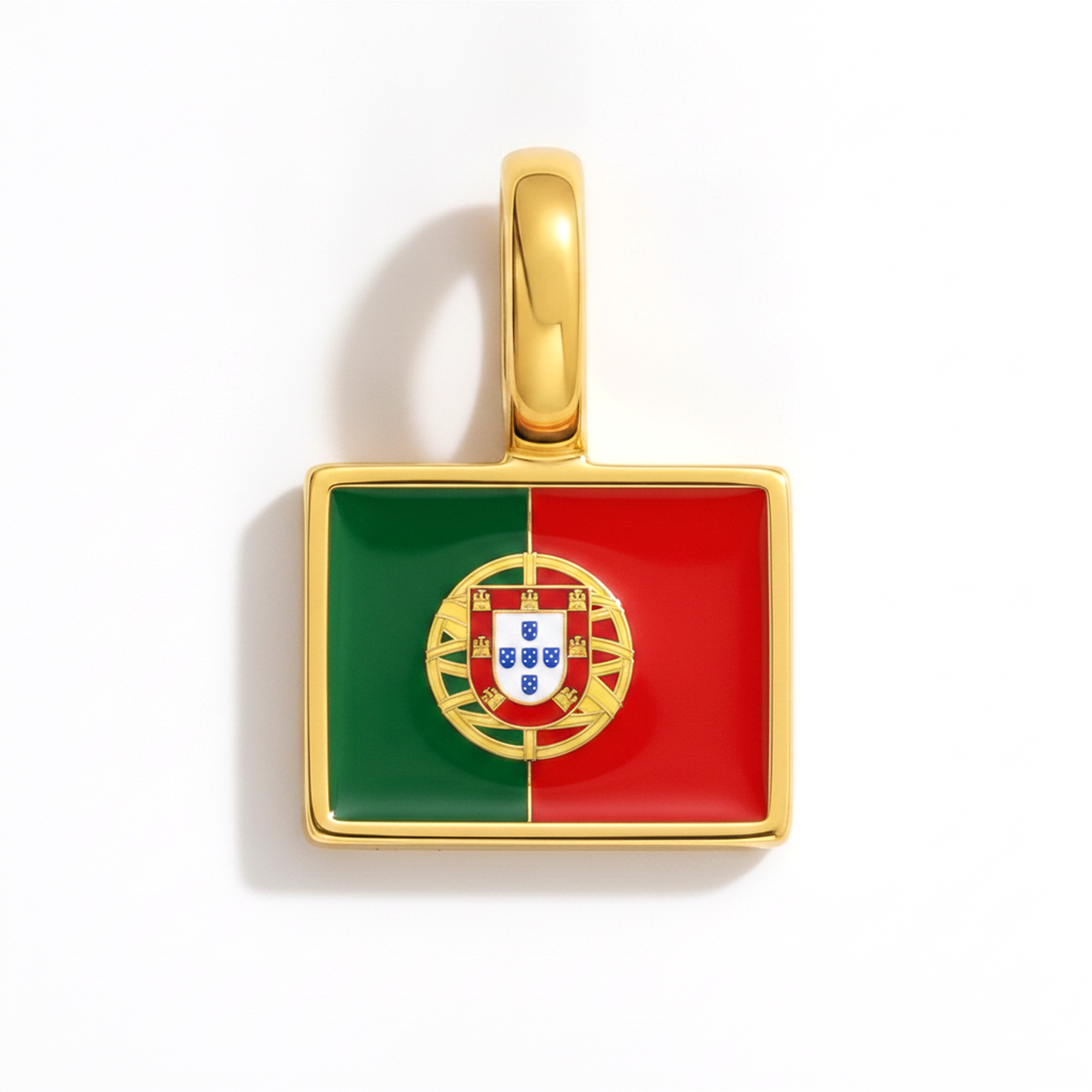 Charm - Flagge Eckig – Gold