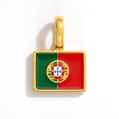 Charm - Flagge Eckig – Gold