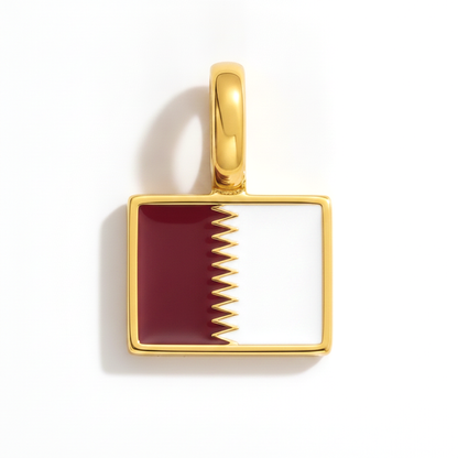 Charm - Flagge Eckig – Gold