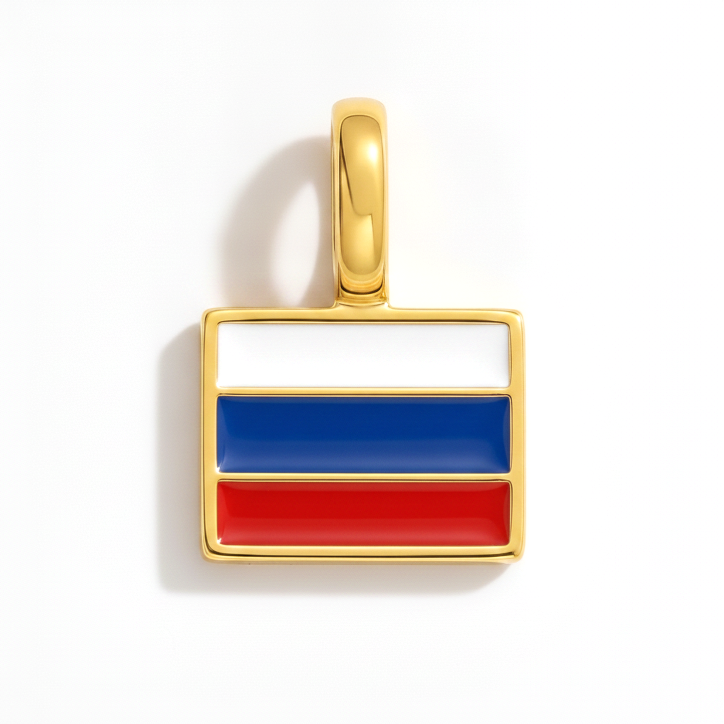 Charm - Flagge Eckig – Gold