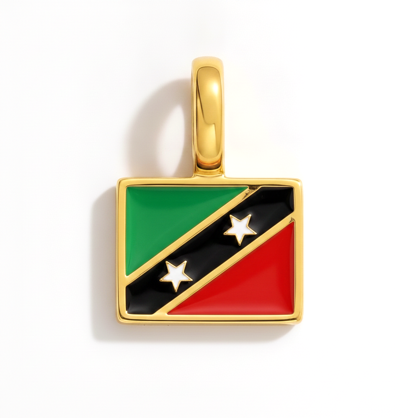 Charm - Flagge Eckig – Gold