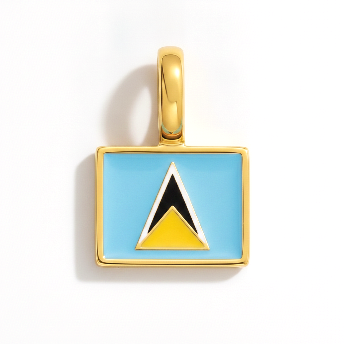 Charm - Flagge Eckig – Gold