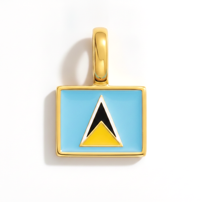 Charm - Flagge Eckig – Gold