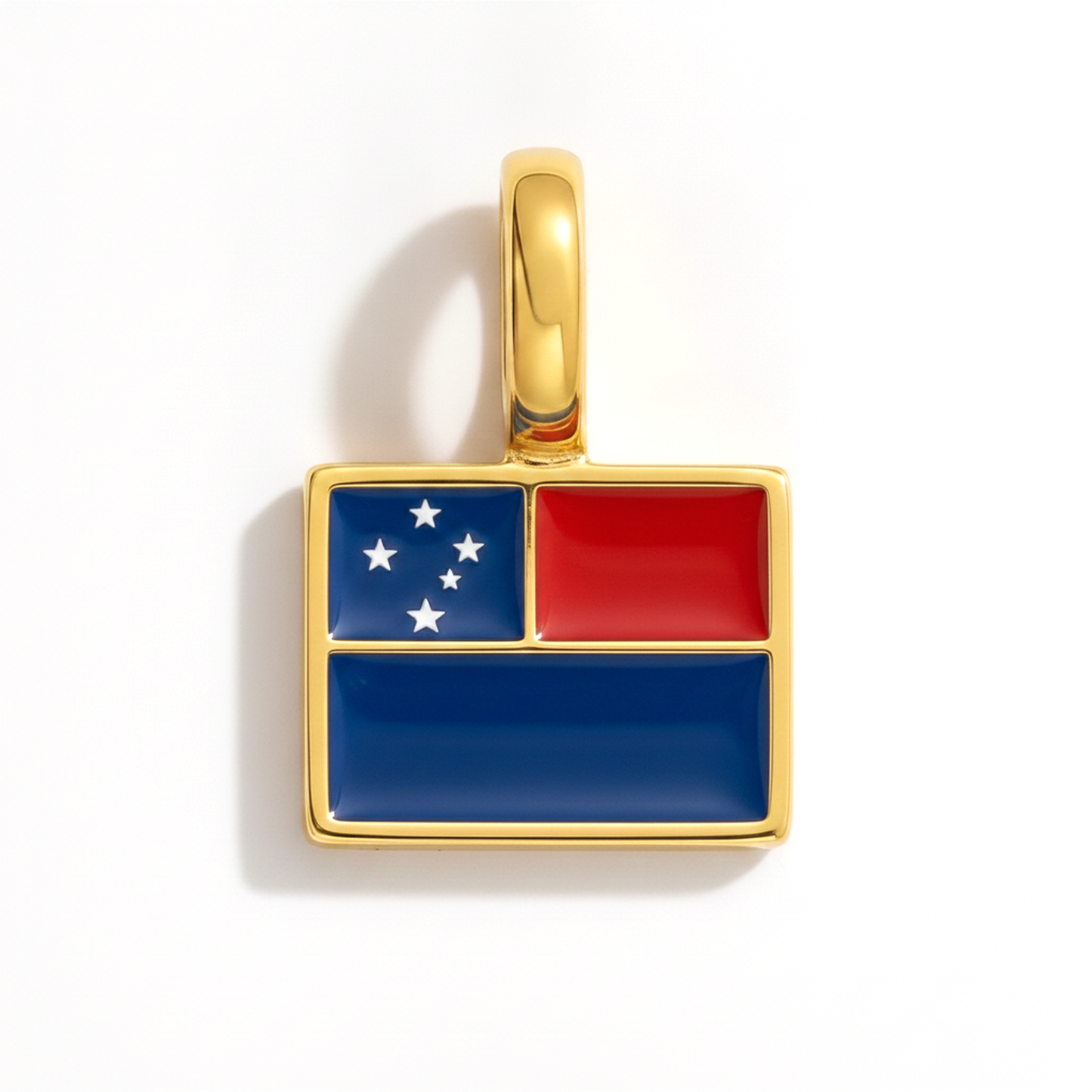 Charm - Flagge Eckig – Gold