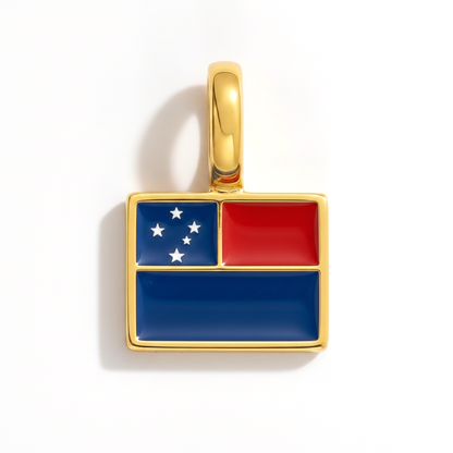 Charm - Flagge Eckig – Gold