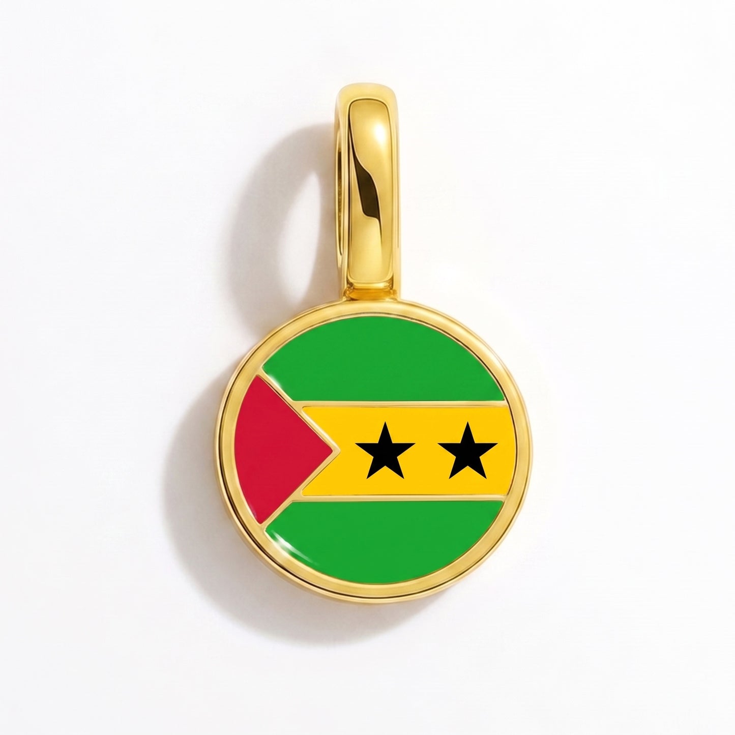 São Tomé und Príncipe Flagge – Charm