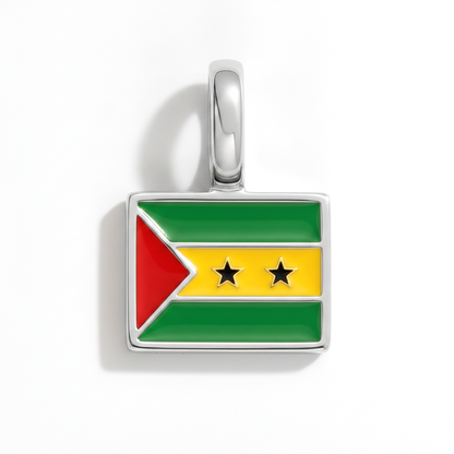 Charm - Flagge Eckig – Silber