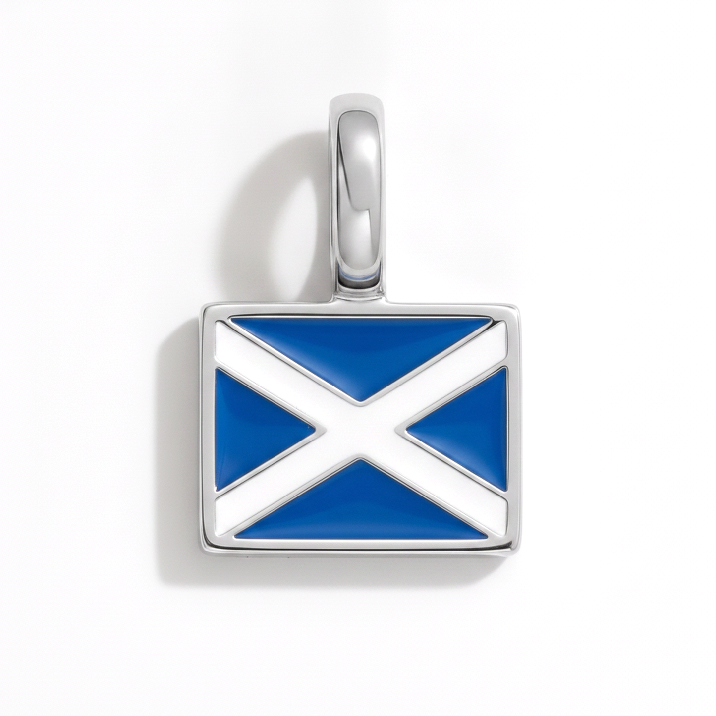 Charm - Flagge Eckig – Silber