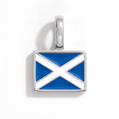Charm - Flagge Eckig – Silber