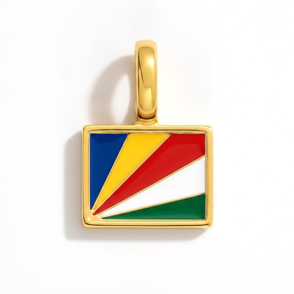 Charm - Flagge Eckig – Gold