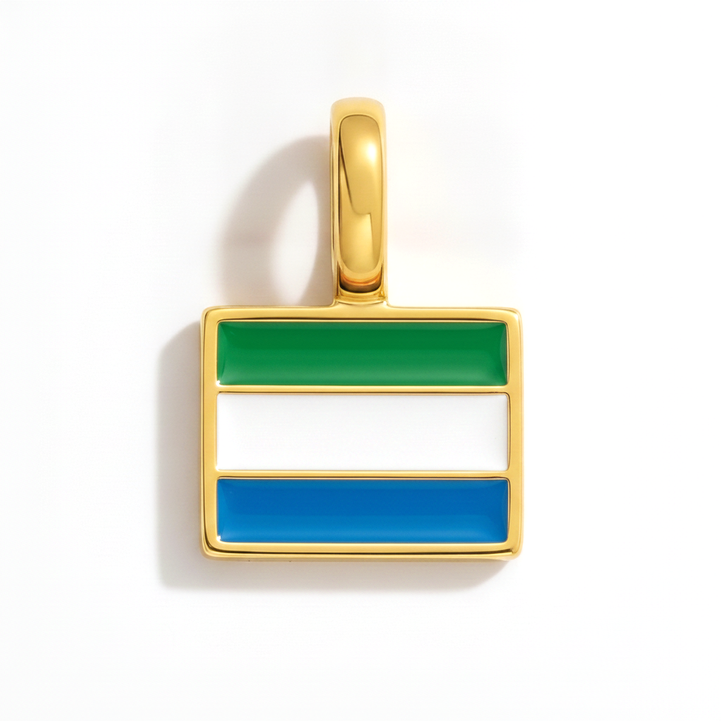 Charm - Flagge Eckig – Gold