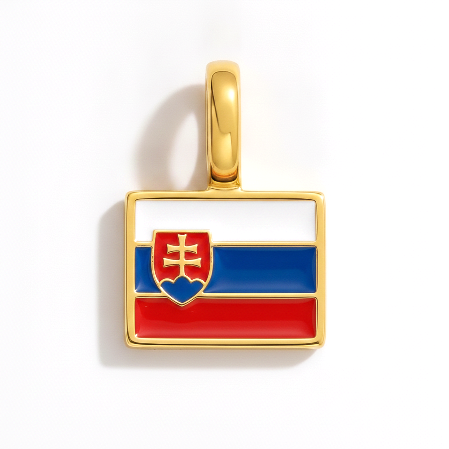 Charm - Flagge Eckig – Gold