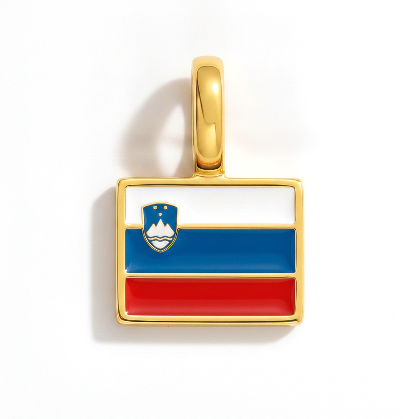 Charm - Flagge Eckig – Gold