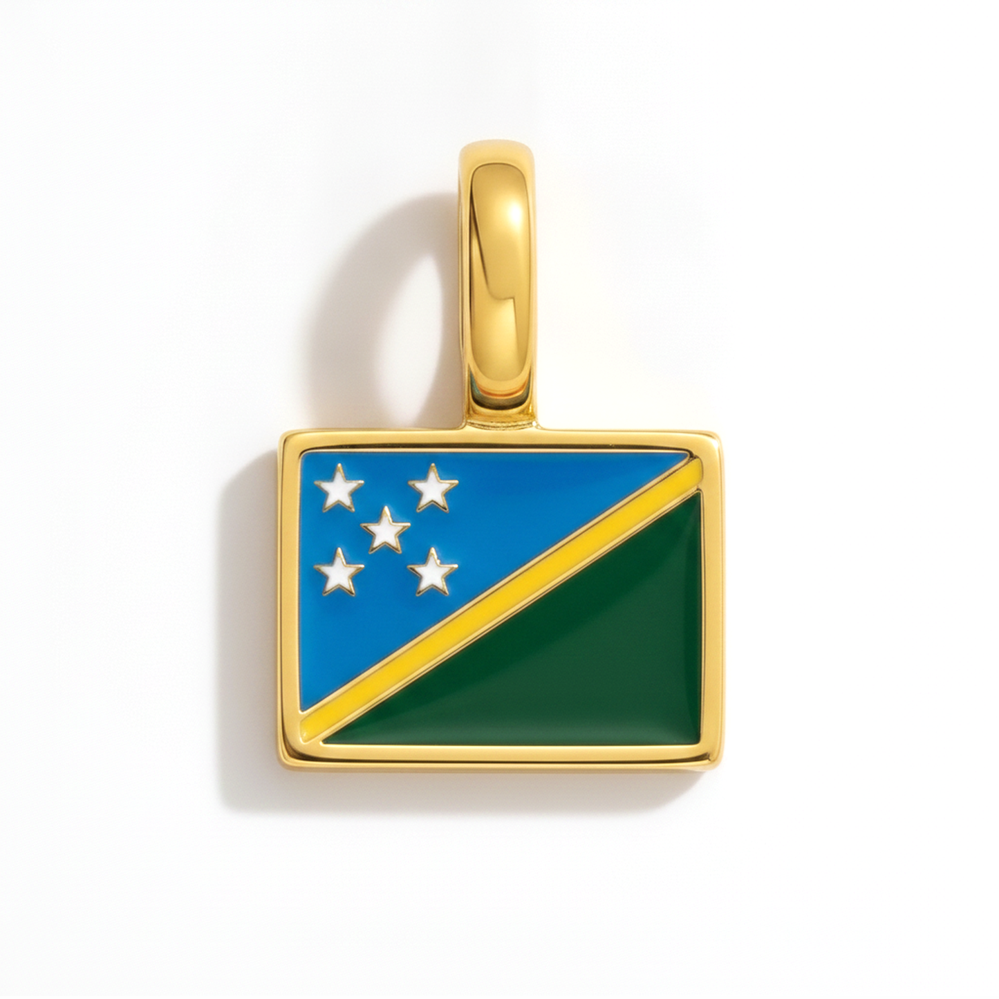 Charm - Flagge Eckig – Gold