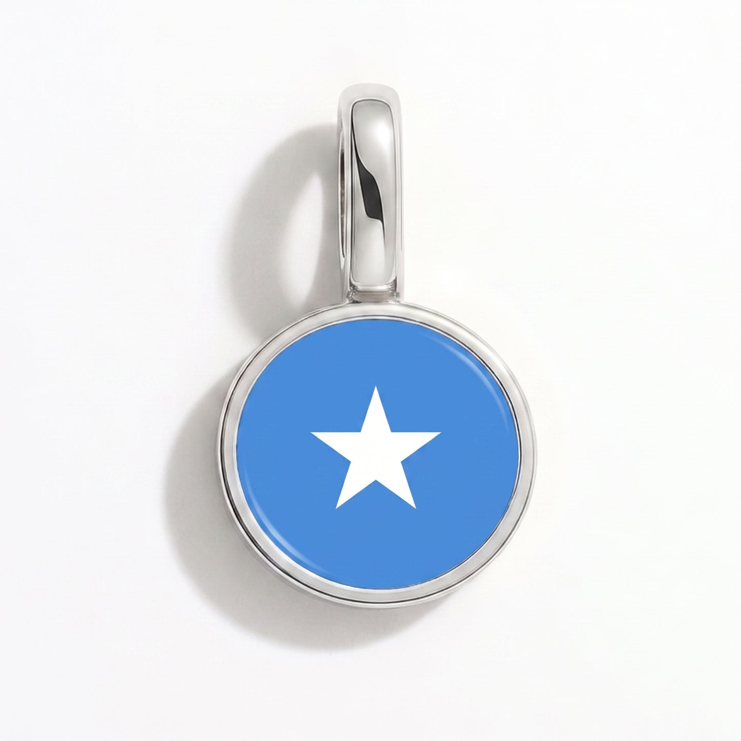 Somalia Flagge – Charm Silber