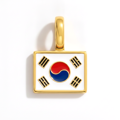 Charm - Flagge Eckig – Gold