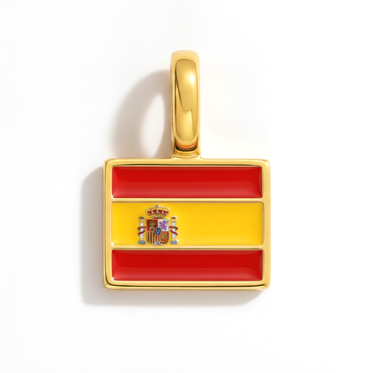 Charm - Flagge Eckig – Gold