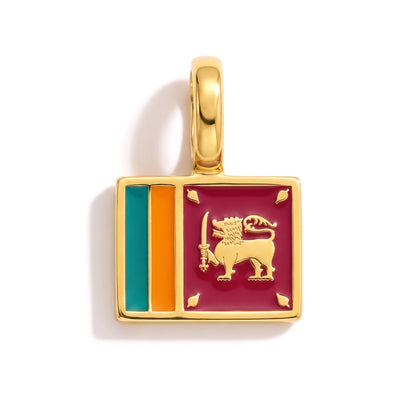 Charm - Flagge Eckig – Gold