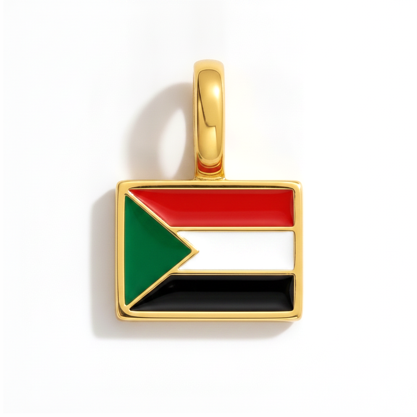 Charm - Flagge Eckig – Gold
