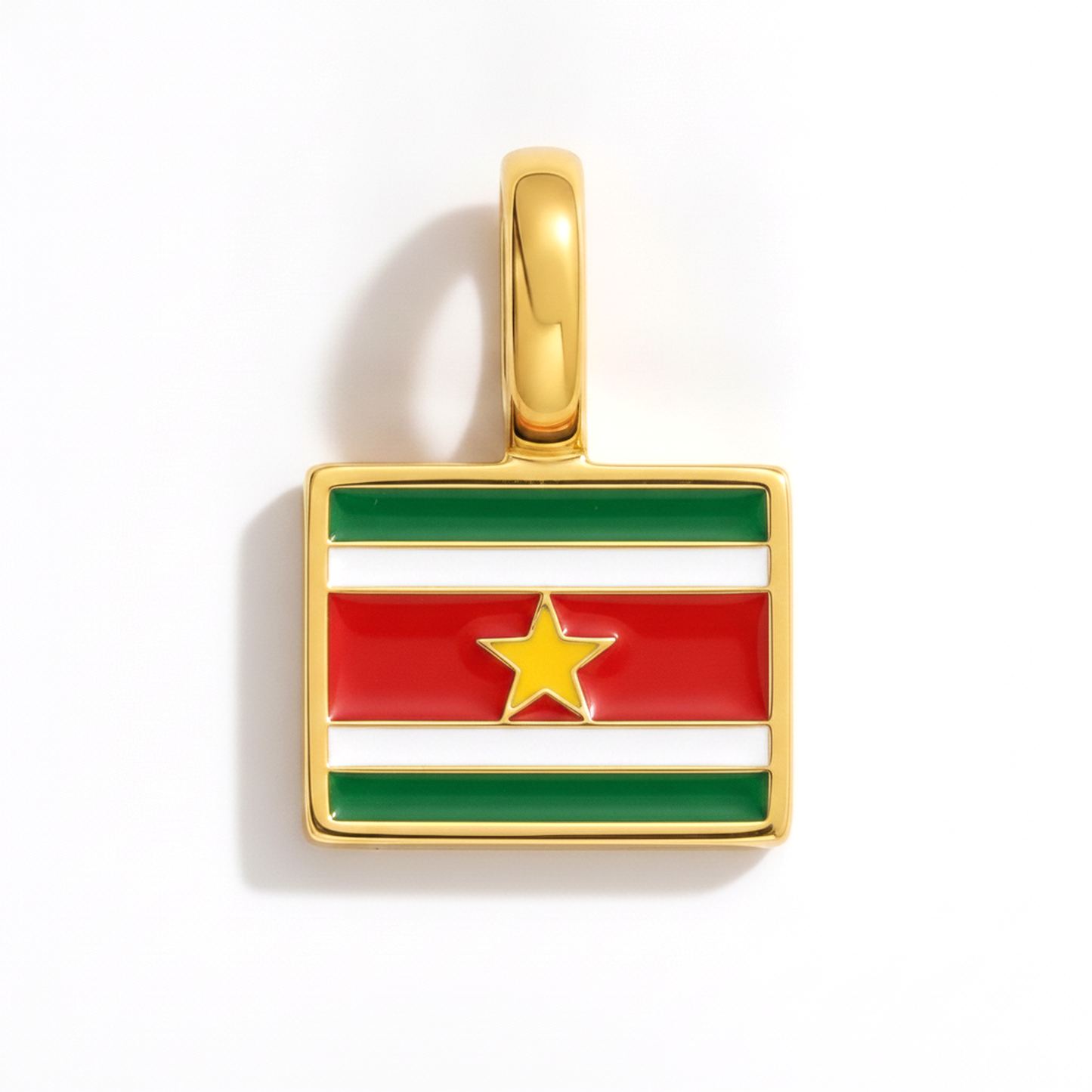 Charm - Flagge Eckig – Gold