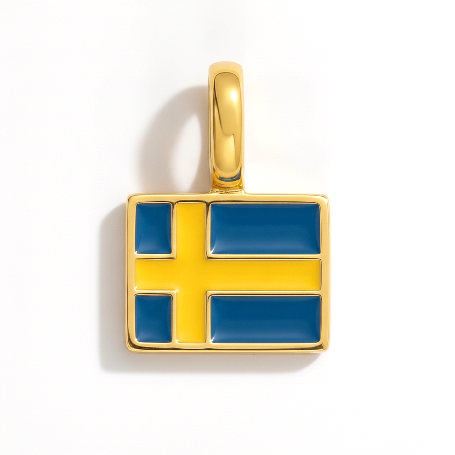 Charm - Flagge Eckig – Gold