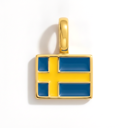 Charm - Flagge Eckig – Gold