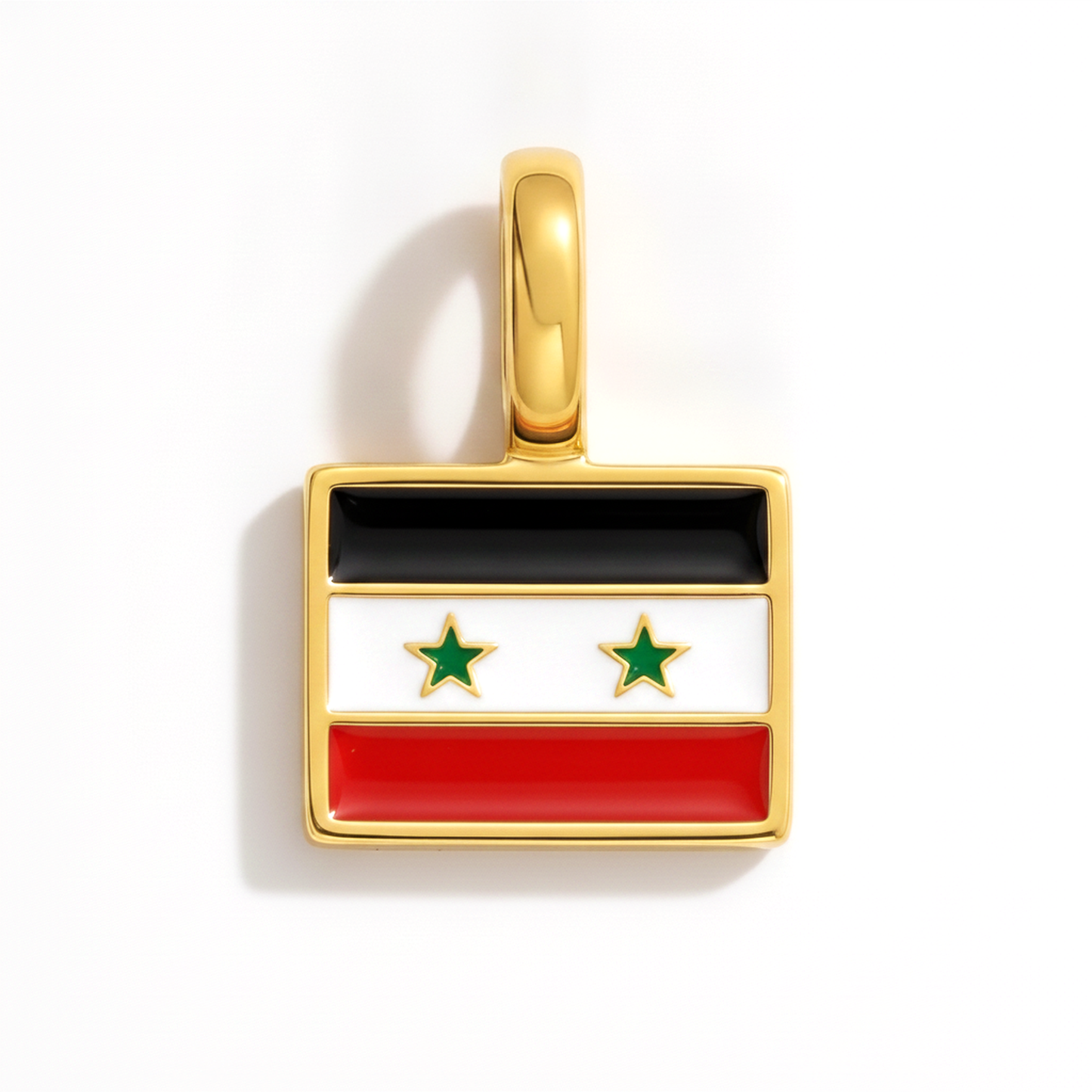 Charm - Flagge Eckig – Gold