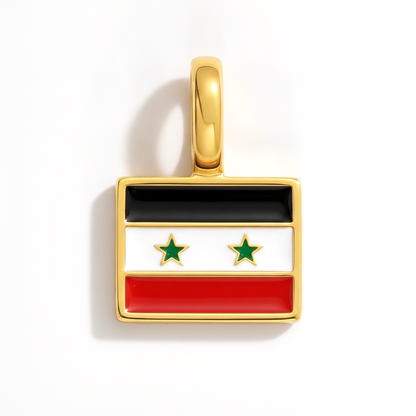 Charm - Flagge Eckig – Gold