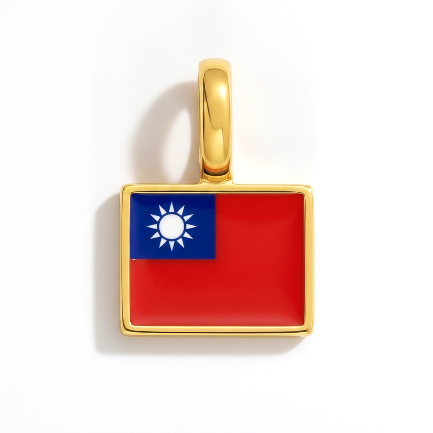 Charm - Flagge Eckig – Gold