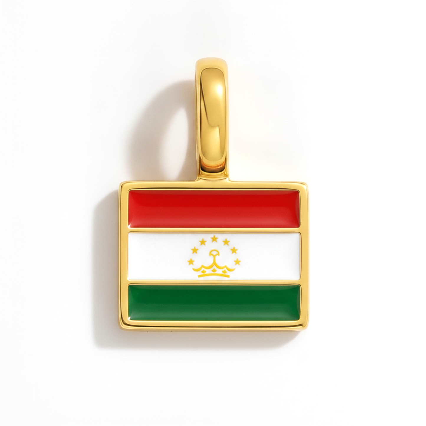 Charm - Flagge Eckig – Gold