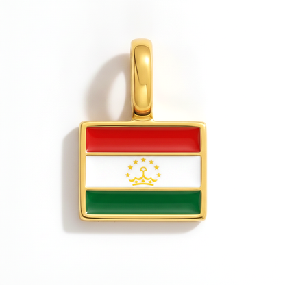 Charm - Flagge Eckig – Gold