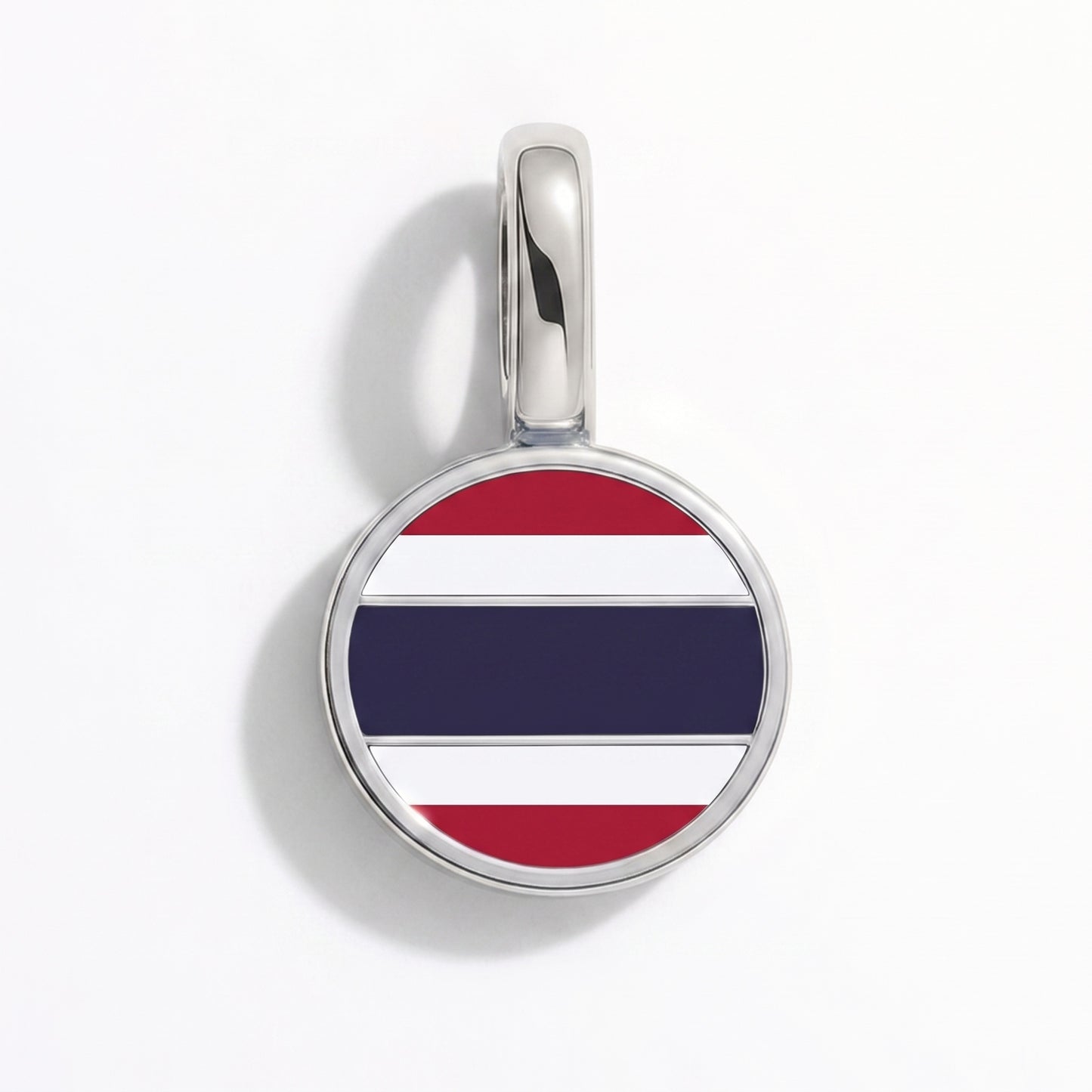 Thailand Flagge – Charm Silber
