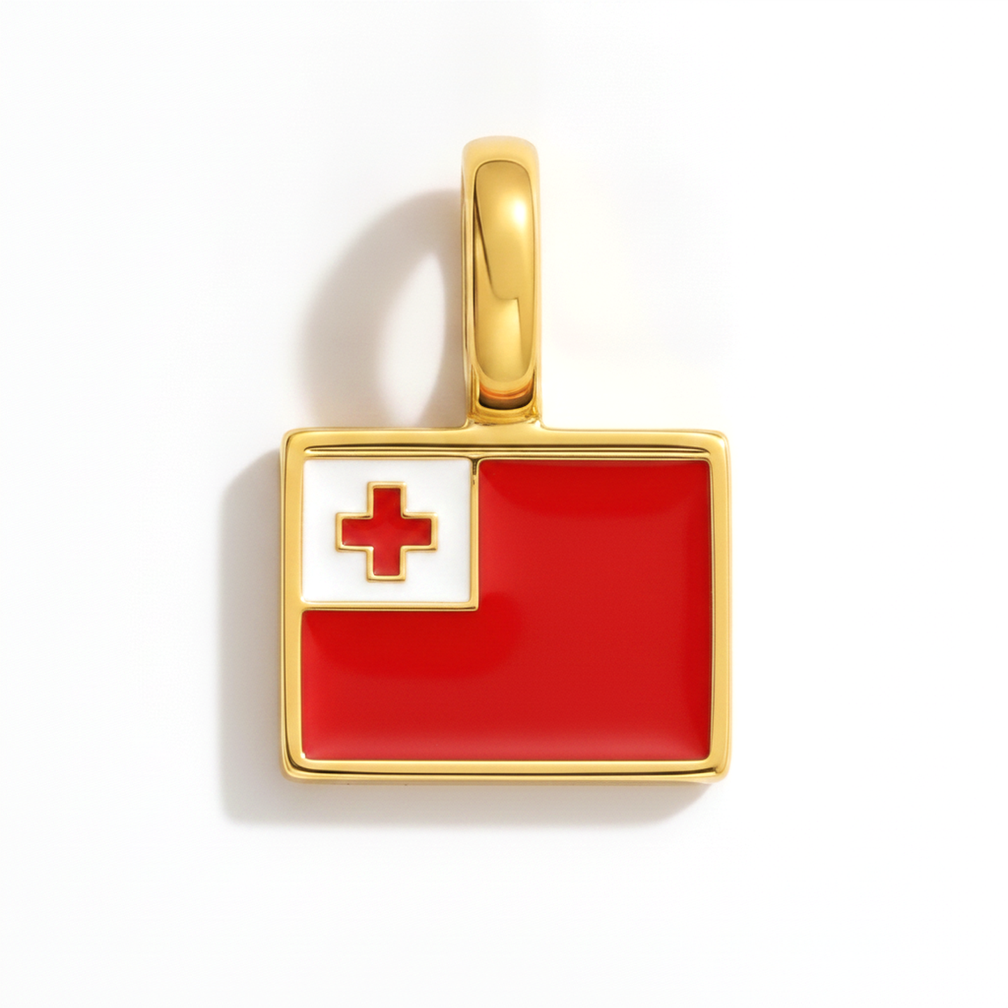 Charm - Flagge Eckig – Gold