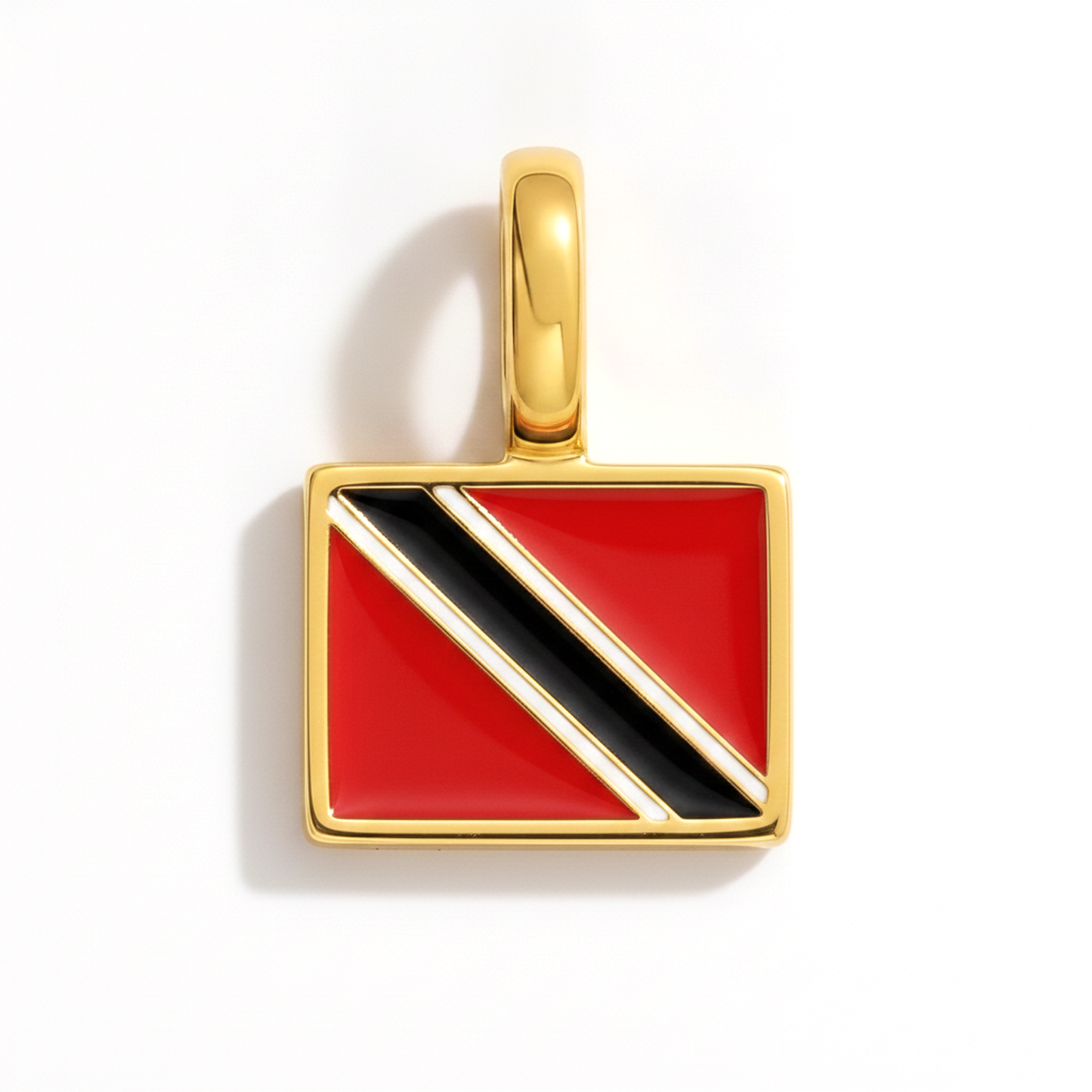 Charm - Flagge Eckig – Gold