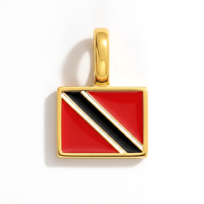 Charm - Flagge Eckig – Gold