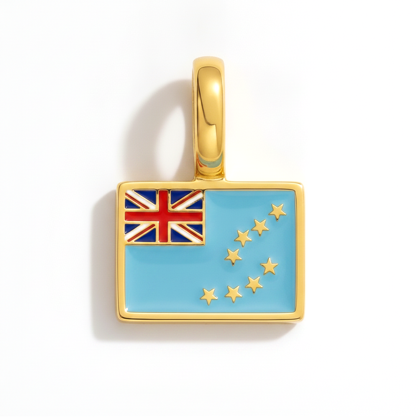 Charm - Flagge Eckig – Gold