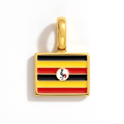 Charm - Flagge Eckig – Gold