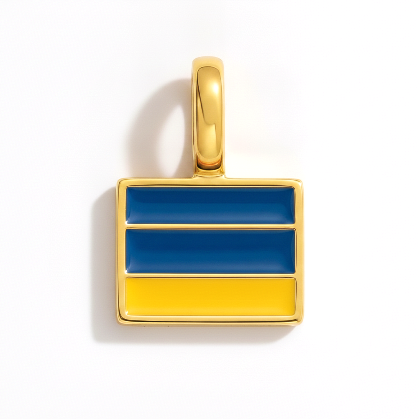Charm - Flagge Eckig – Gold