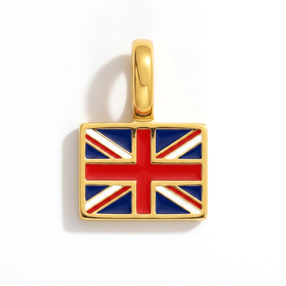 Charm - Flagge Eckig – Gold