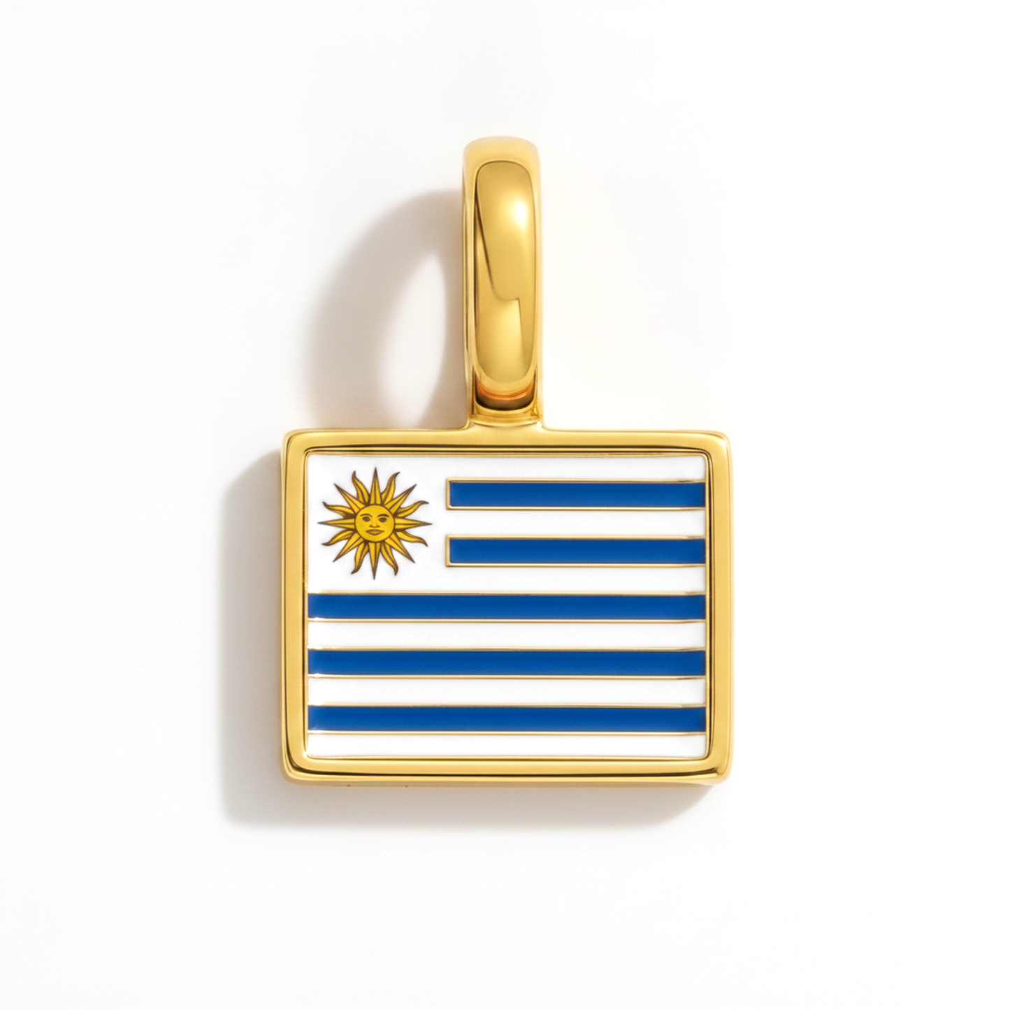 Charm - Flagge Eckig – Gold