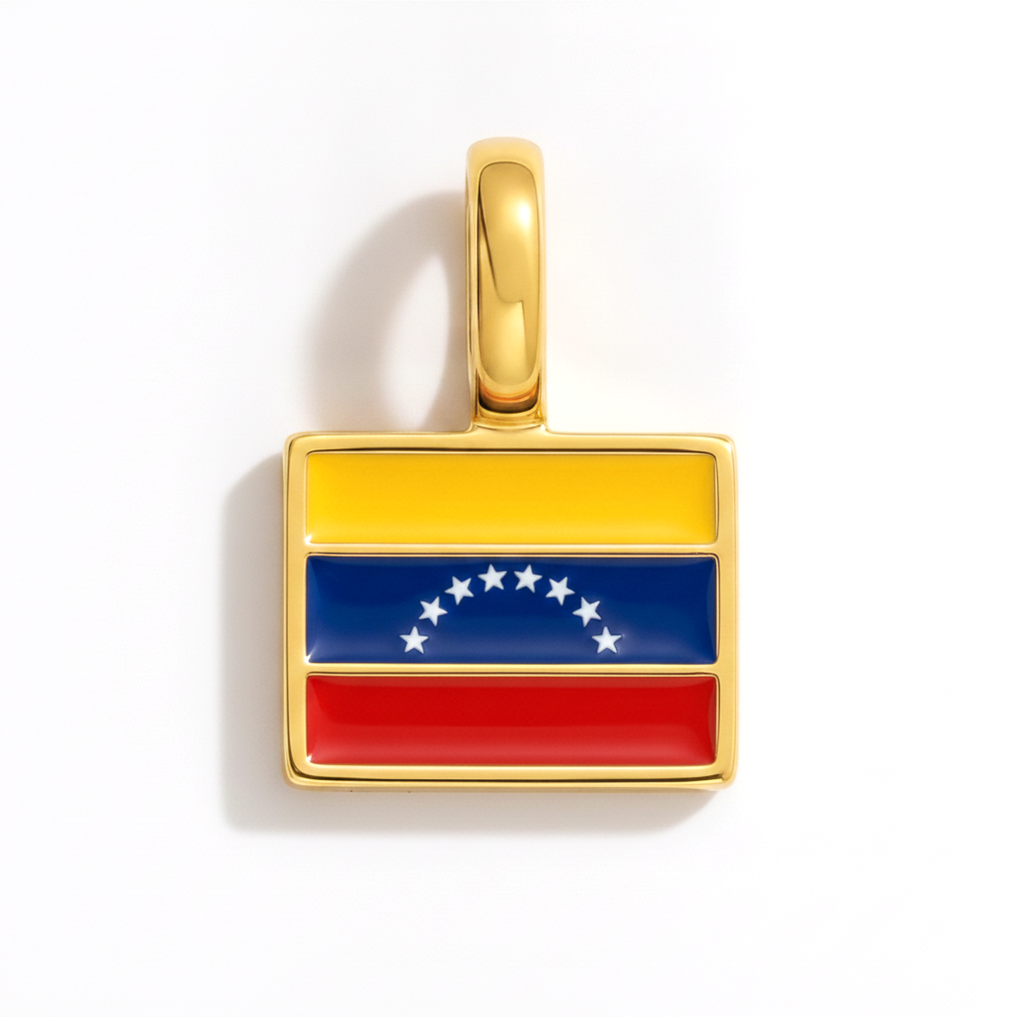 Charm - Flagge Eckig – Gold