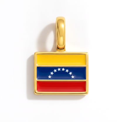 Charm - Flagge Eckig – Gold