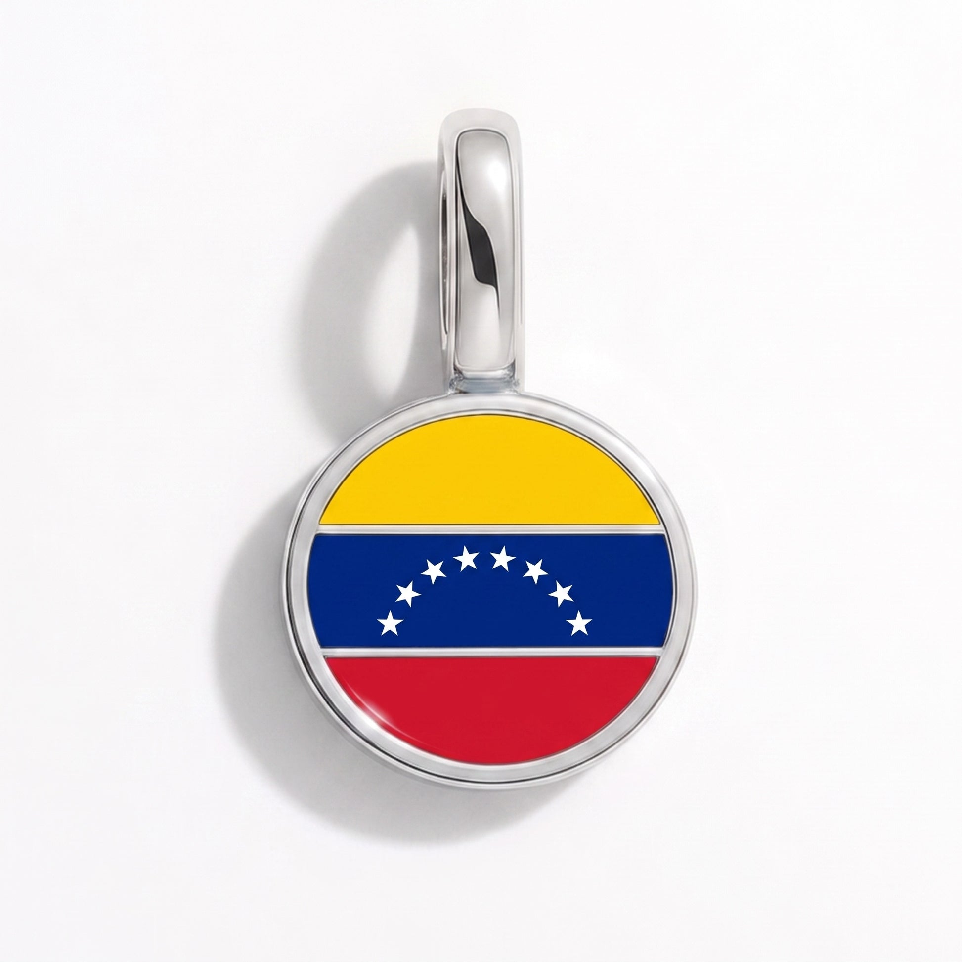 Venezuela Flagge – Charm Silber