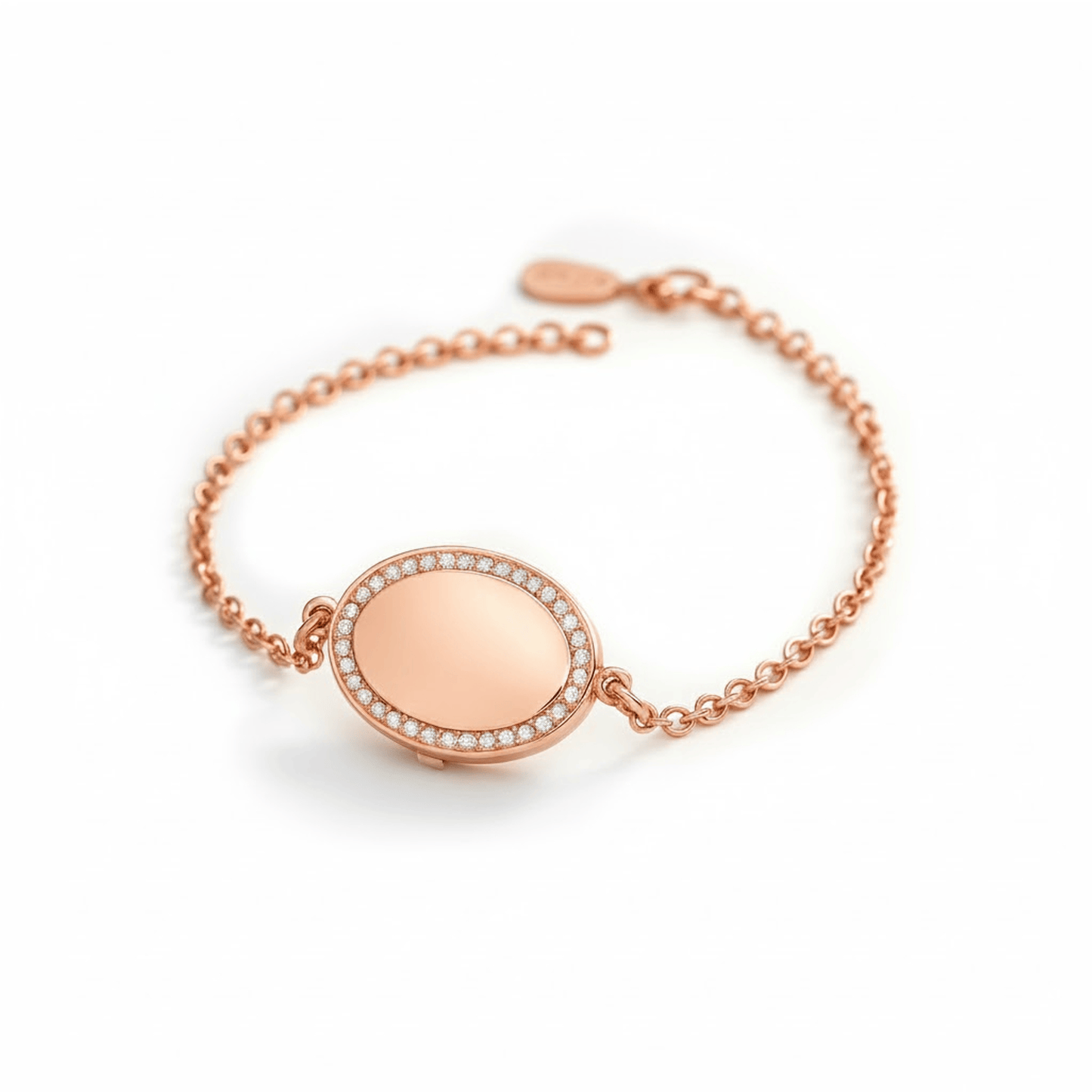 Medaillon Armband mit Foto - Oval